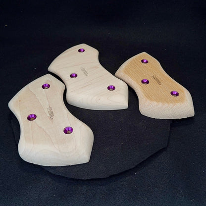 Thick "Wutang" Pinch - Wood Climbing Hold