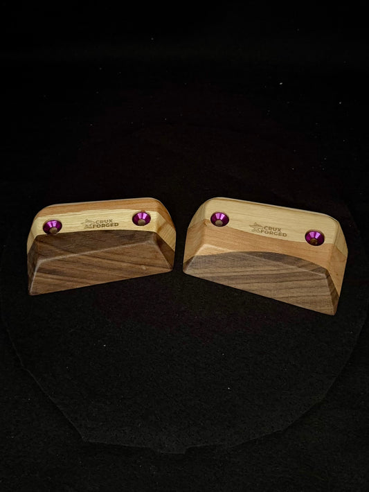23mm 35° Incut Tri-color Crimps - Wood Climbing Holds