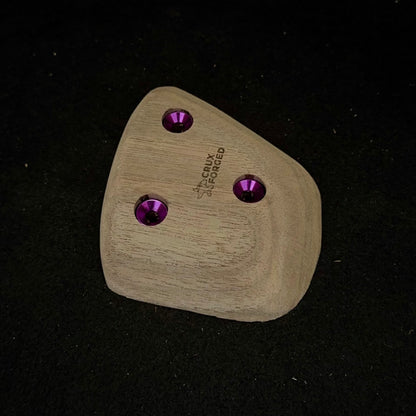 22mm 15° incut Crimp - Wood Climbing Hold