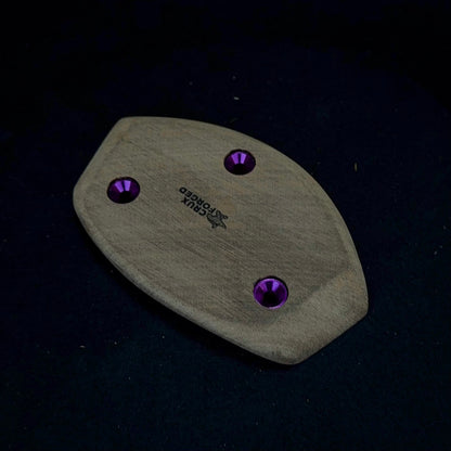 17mm Convex Crimp - Wood Climbing Hold