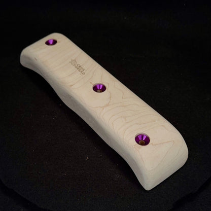 Wobbly Pinch Rail - Wood Climbing Hold