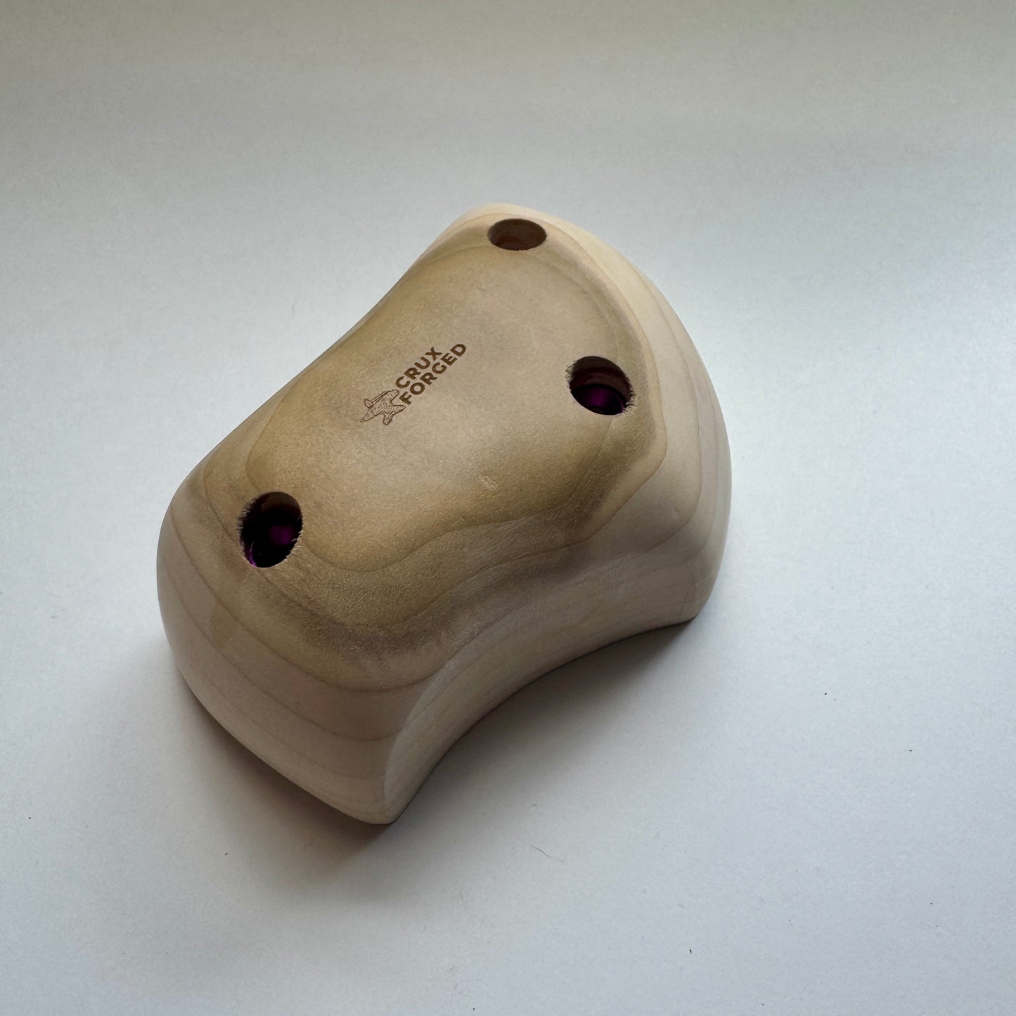 75-0°-70 Maple Tomahawk Pinch Pair - Wood Climbing Hold