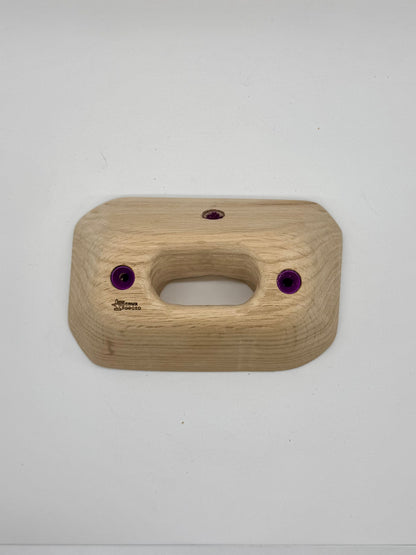 2-3 Finger 50mm 25° Incut Pocket - Wood Climbing Holds