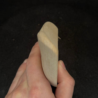 20mm 45° Roughed incut Crimp - Wood Climbing Hold