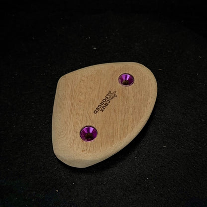 20mm 40° incut Crimp - Wood Climbing Hold