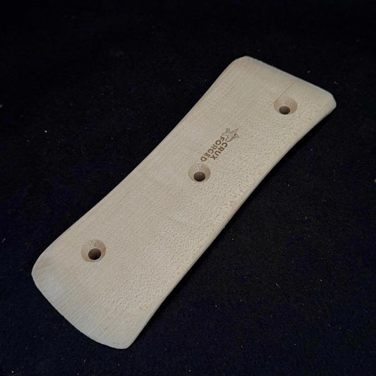 10mm 40° incut Micro Pinch - Wood Climbing Hold