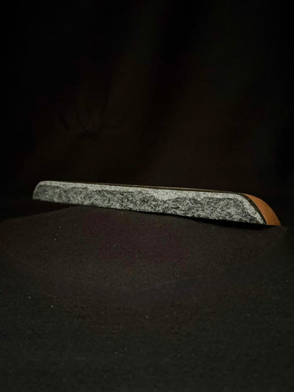 22mm, 0°-15° Incut Crimp Rail - Granite Woodie R014