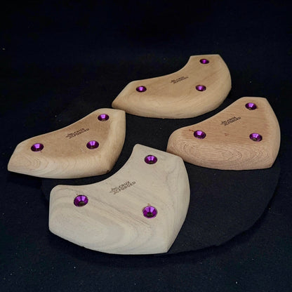 16-18mm Mask Crimp - Wood Climbing Hold