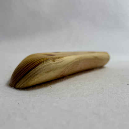 25mm Live Edge Incut Osage Orange Crimp Rail - Wood Climbing Hold