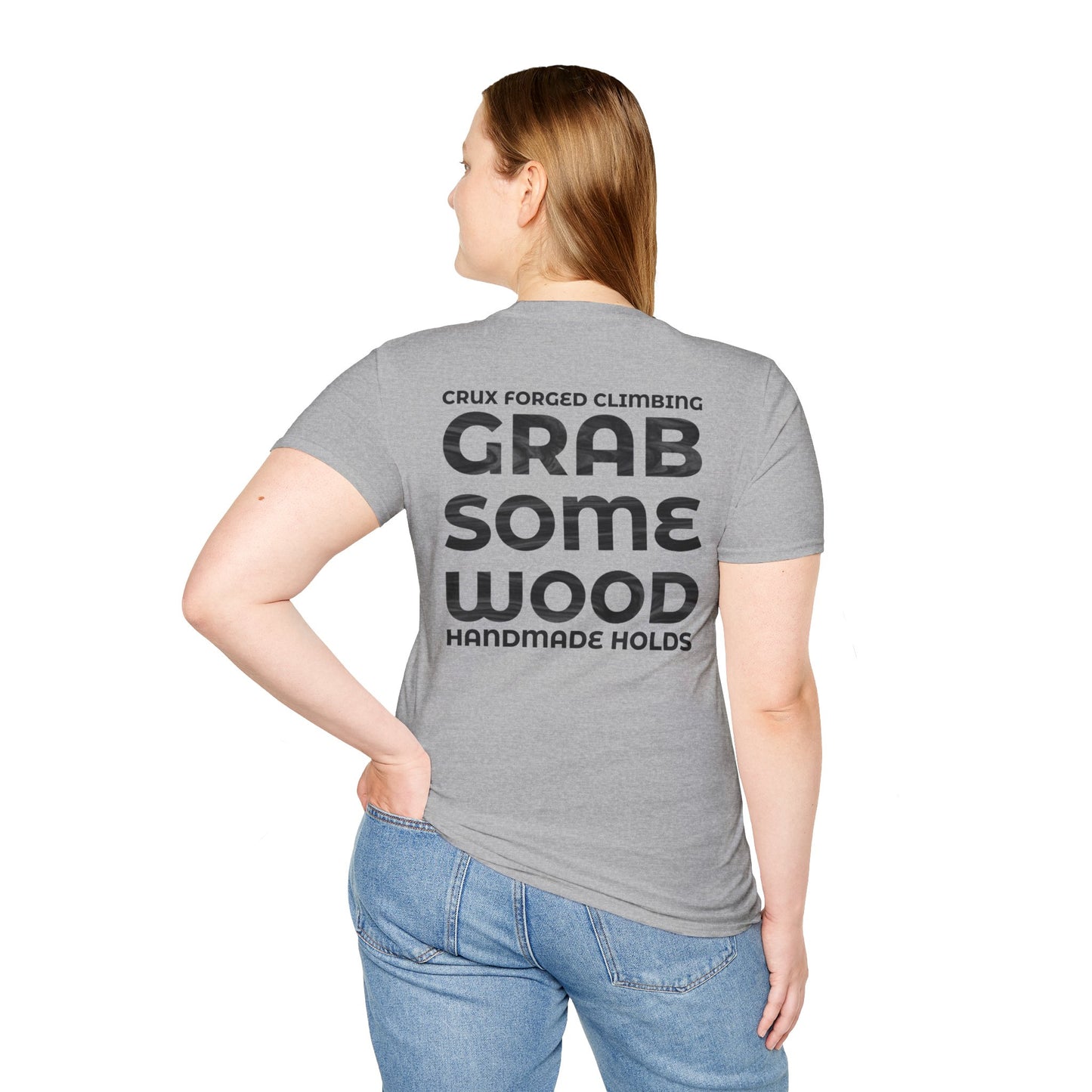 Crux Forged "Grab Some Wood" - Unisex Softstyle T-Shirt
