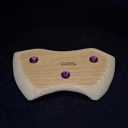 Thick "Wutang" Pinch - Wood Climbing Hold