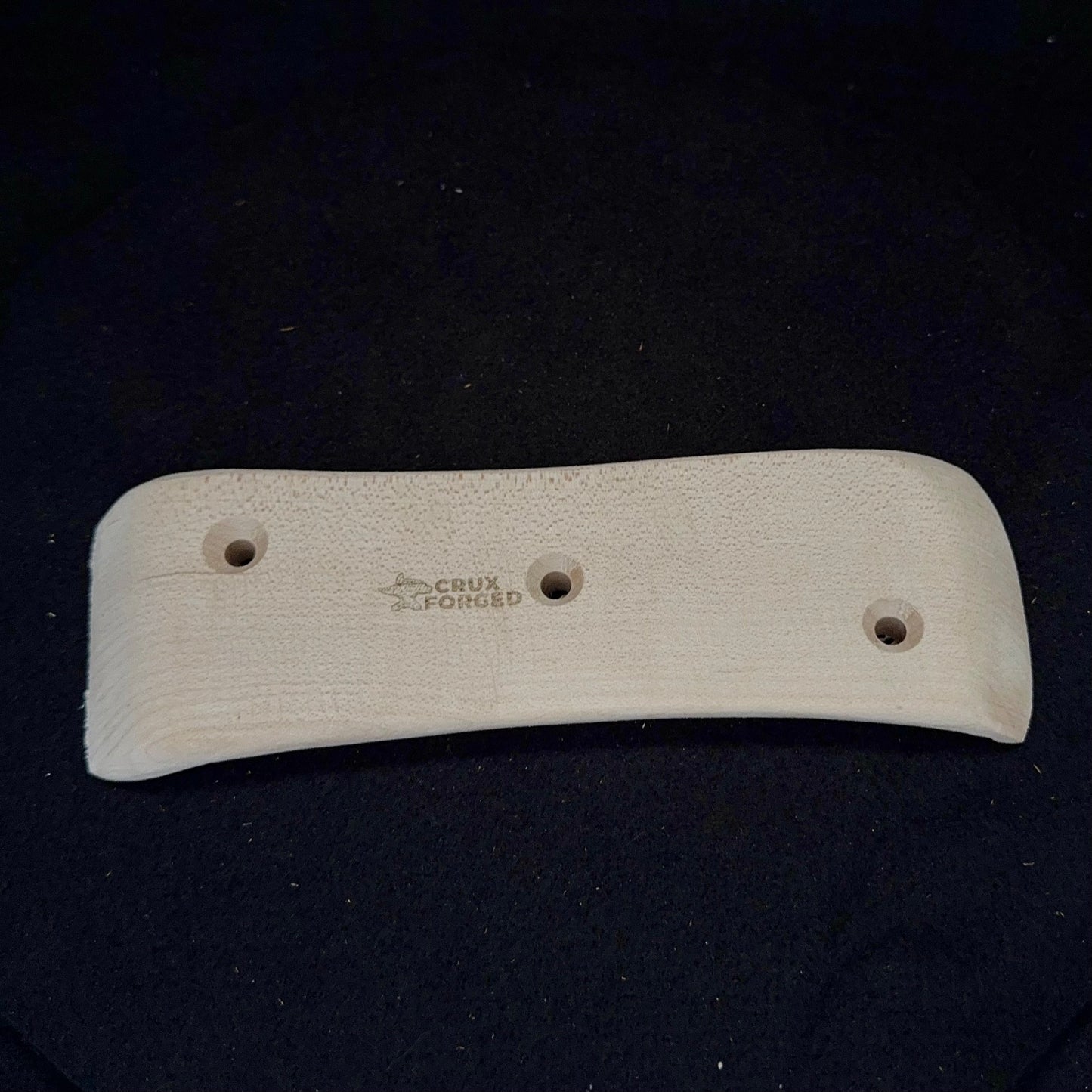 10mm 40° incut Micro Pinch - Wood Climbing Hold