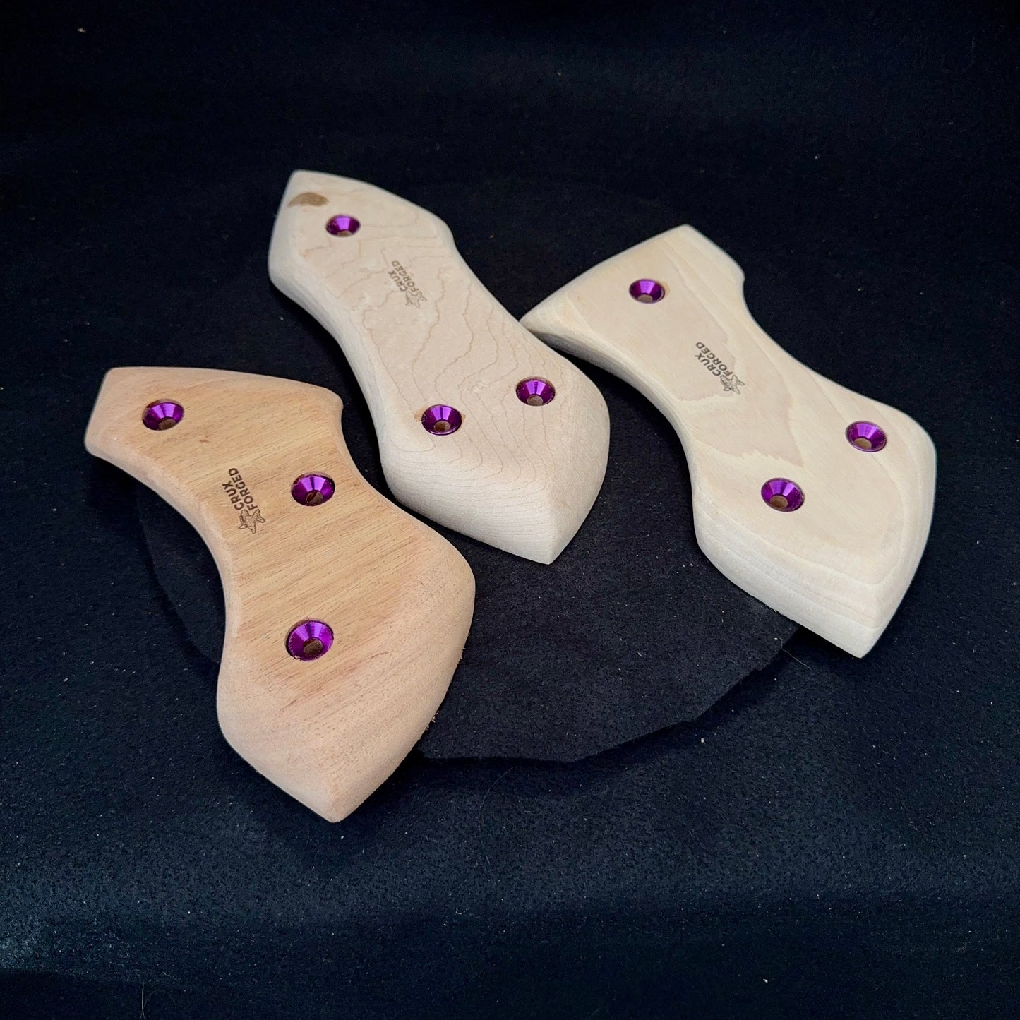 Thin "Wutang" Pinch - Wood Climbing Hold