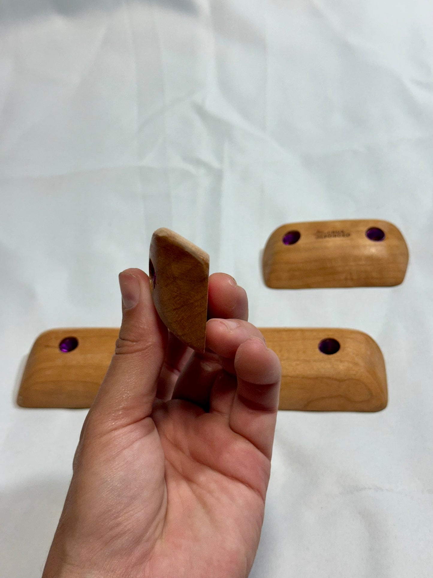 23mm Cherry Crimp Set 2 - Wood Climbing Holds