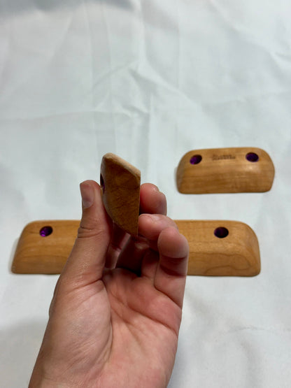 23mm Cherry Crimp Set 2 - Wood Climbing Holds