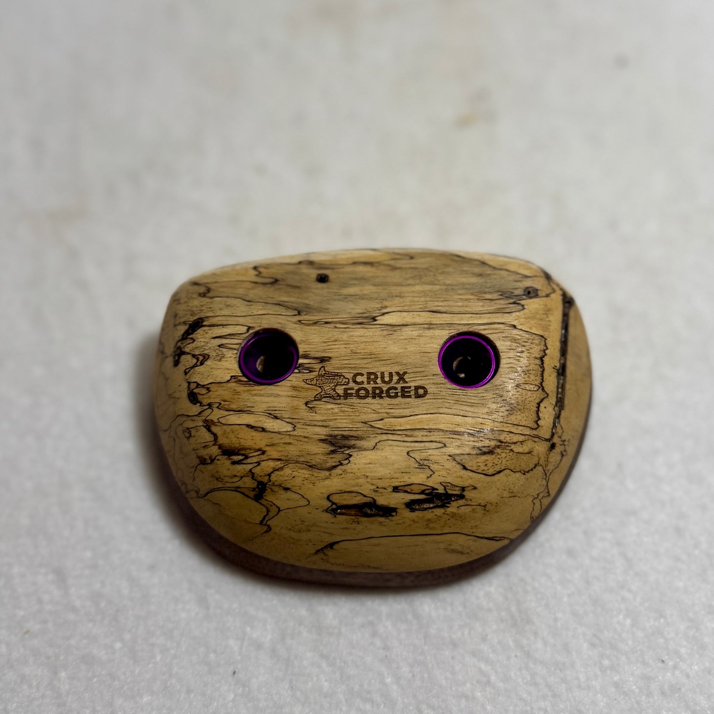 30mm Spalted Tamarind Undercut Crimp - Wood Climbing Hold