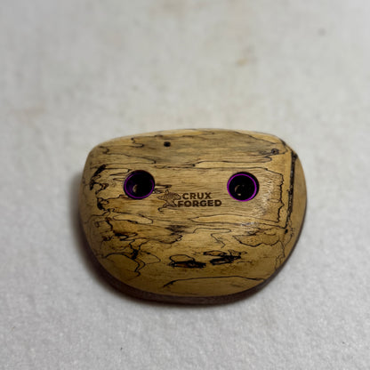 30mm Spalted Tamarind Undercut Crimp - Wood Climbing Hold