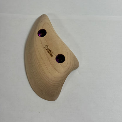 35mm 20° Incut Bear Claw Crimp - Wood Climbing Hold