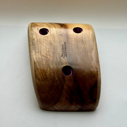 35-10°-70/80 Thick Wedge Pinch - Wood Climbing Hold