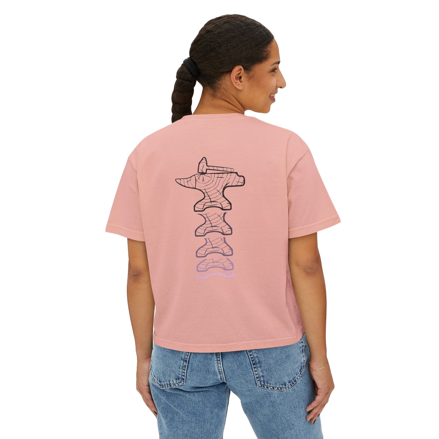 Women's  FADED Boxy Tee
