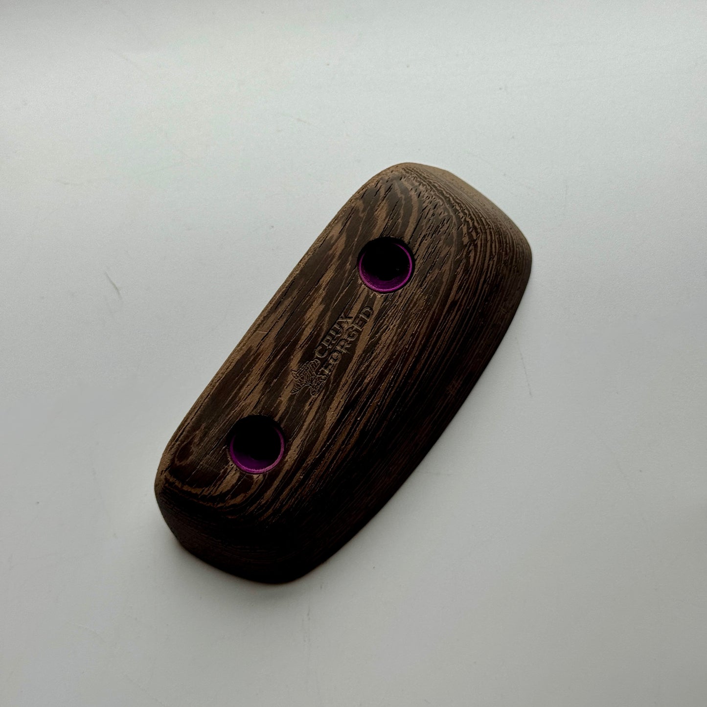 19mm 40° Incut Wenge Crimp - Wood Climbing Hold
