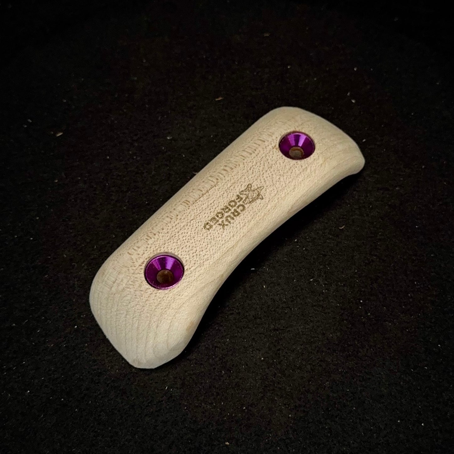 20mm 45° Tiny incut Crimp - Wood Climbing Hold