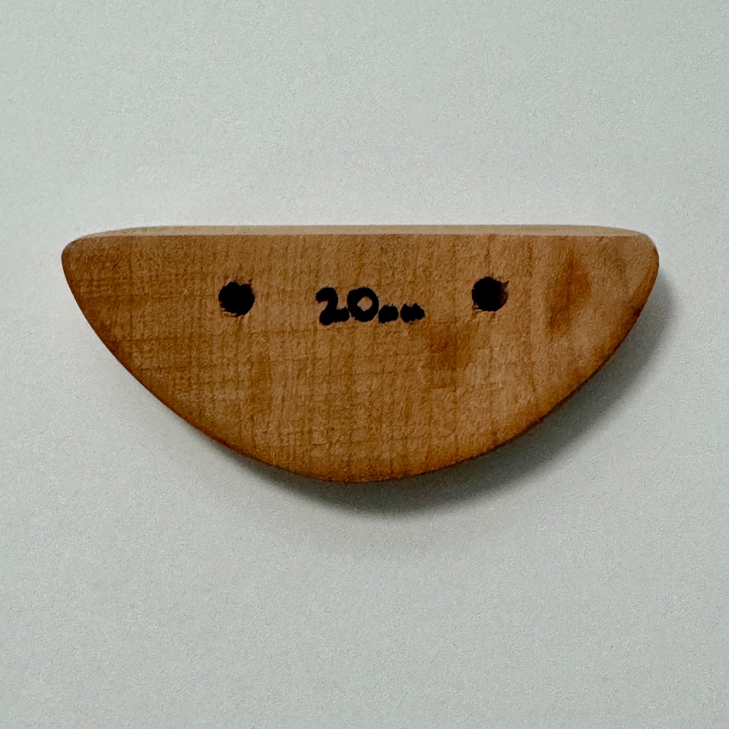20mm 30° Incut Cherry Half Dome Crimp - Wood Climbing Holds