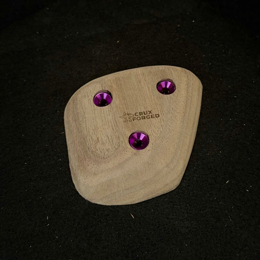 22mm 15° incut Crimp - Wood Climbing Hold