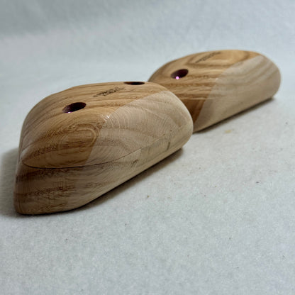 50mm "Superman" Red Oak Sloper Pair  - Wood Climbing Hold