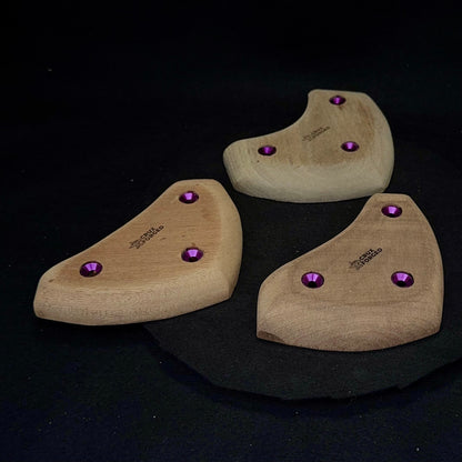 20-22mm Mask Crimp - Wood Climbing Hold