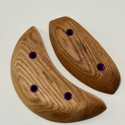 19mm Oak Blocker Crimps - Wood Climbing Holds