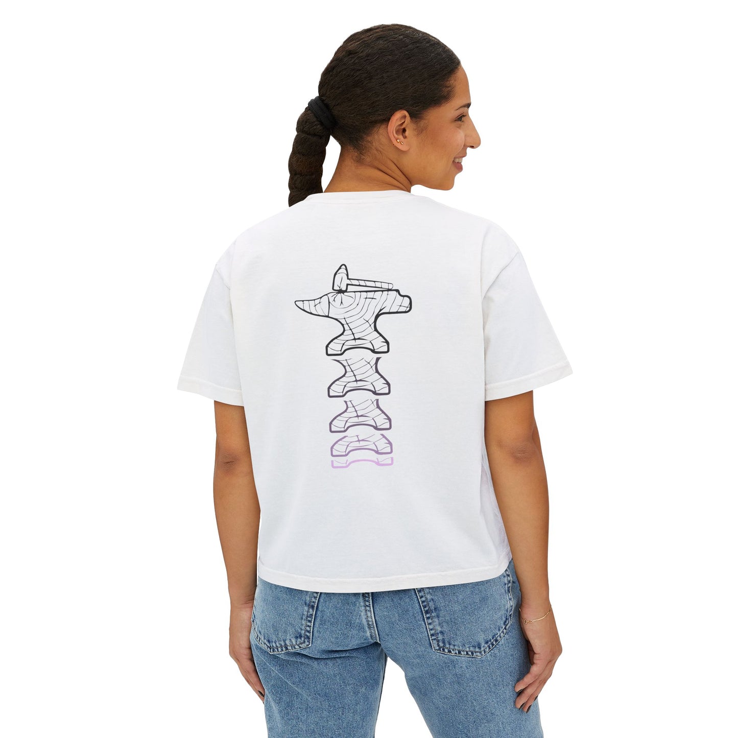 Women's  FADED Boxy Tee
