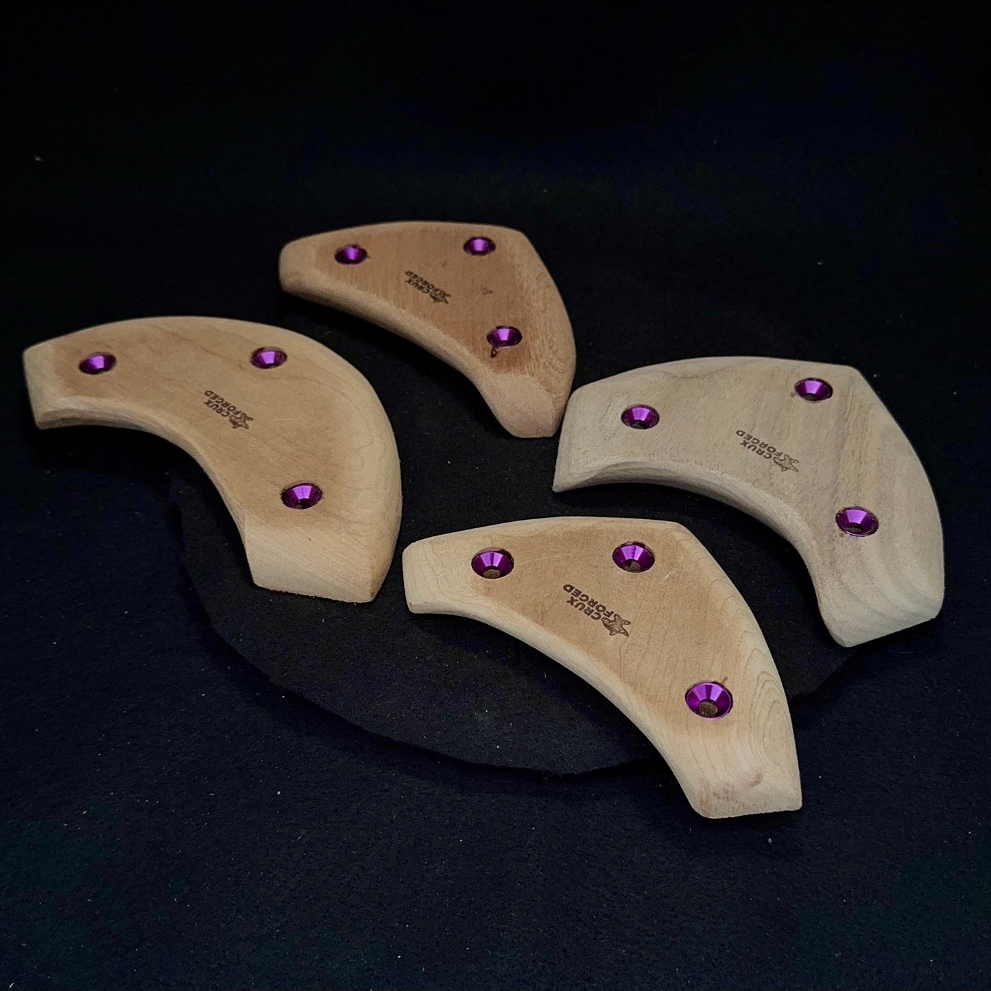 16-18mm Mask Crimp - Wood Climbing Hold