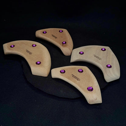 16-18mm Mask Crimp - Wood Climbing Hold