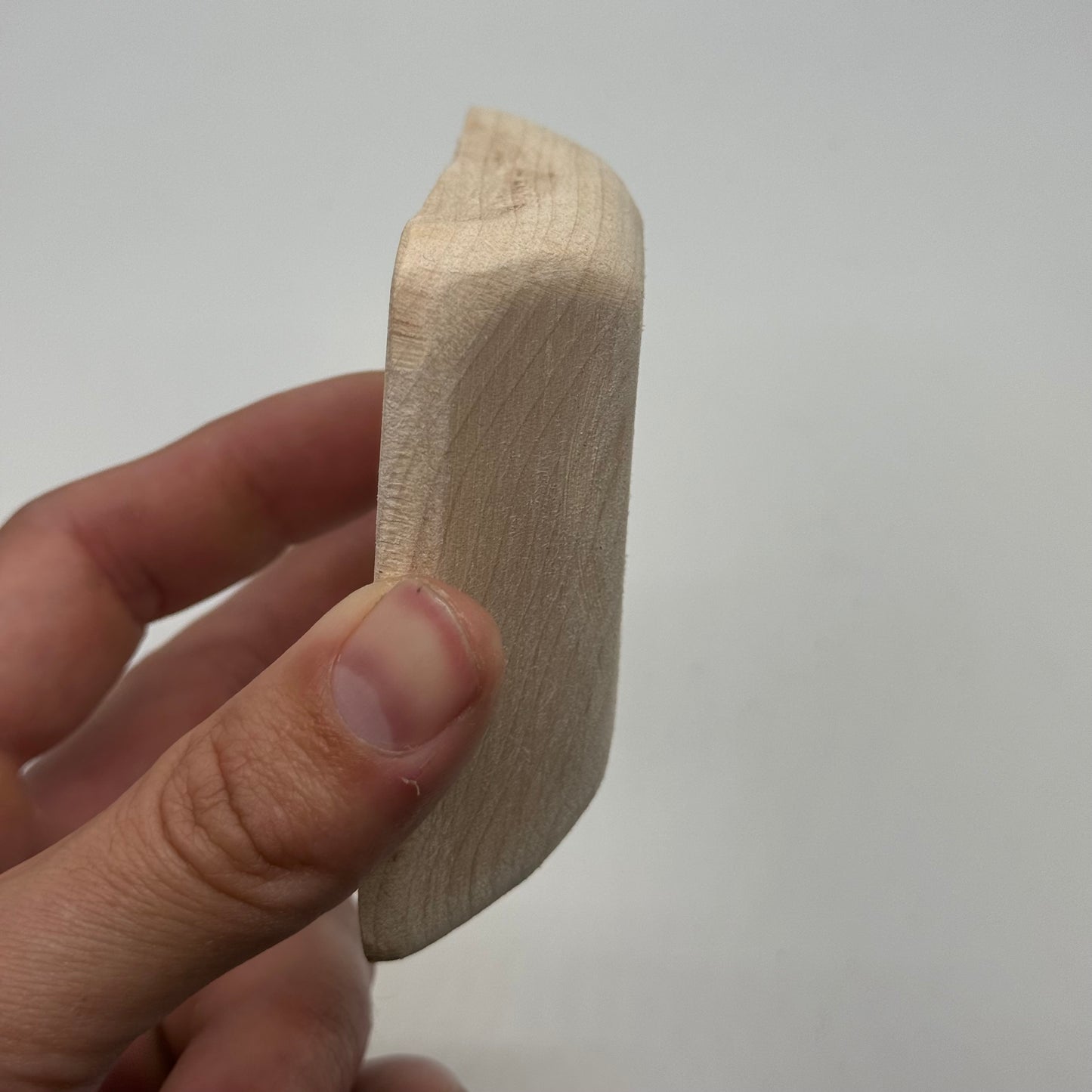 25mm Tapered Scoop Pinch  - Wood Climbing Hold