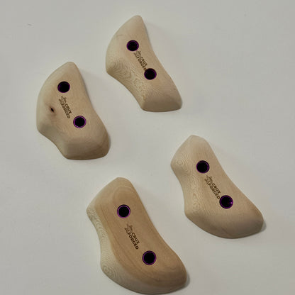 22mm Tomahawk Crimp Sets - Wood Climbing Holds