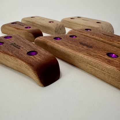 Crimpy Wedge Pinches - Wood Climbing Holds