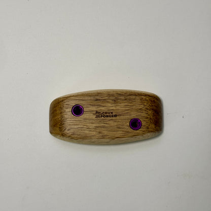 26-15°-60 Black Limba Pill Pinch - Wood Climbing Hold