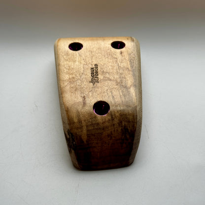 30-10°-35/55 Ambrosia Maple Wedge Pinch - Wood Climbing Hold