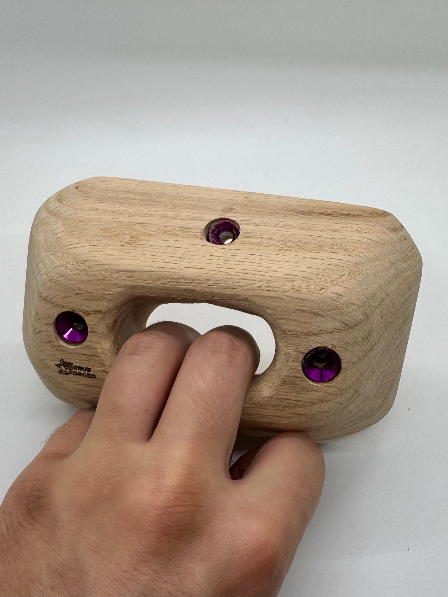 2-3 Finger 50mm 25° Incut Pocket - Wood Climbing Holds