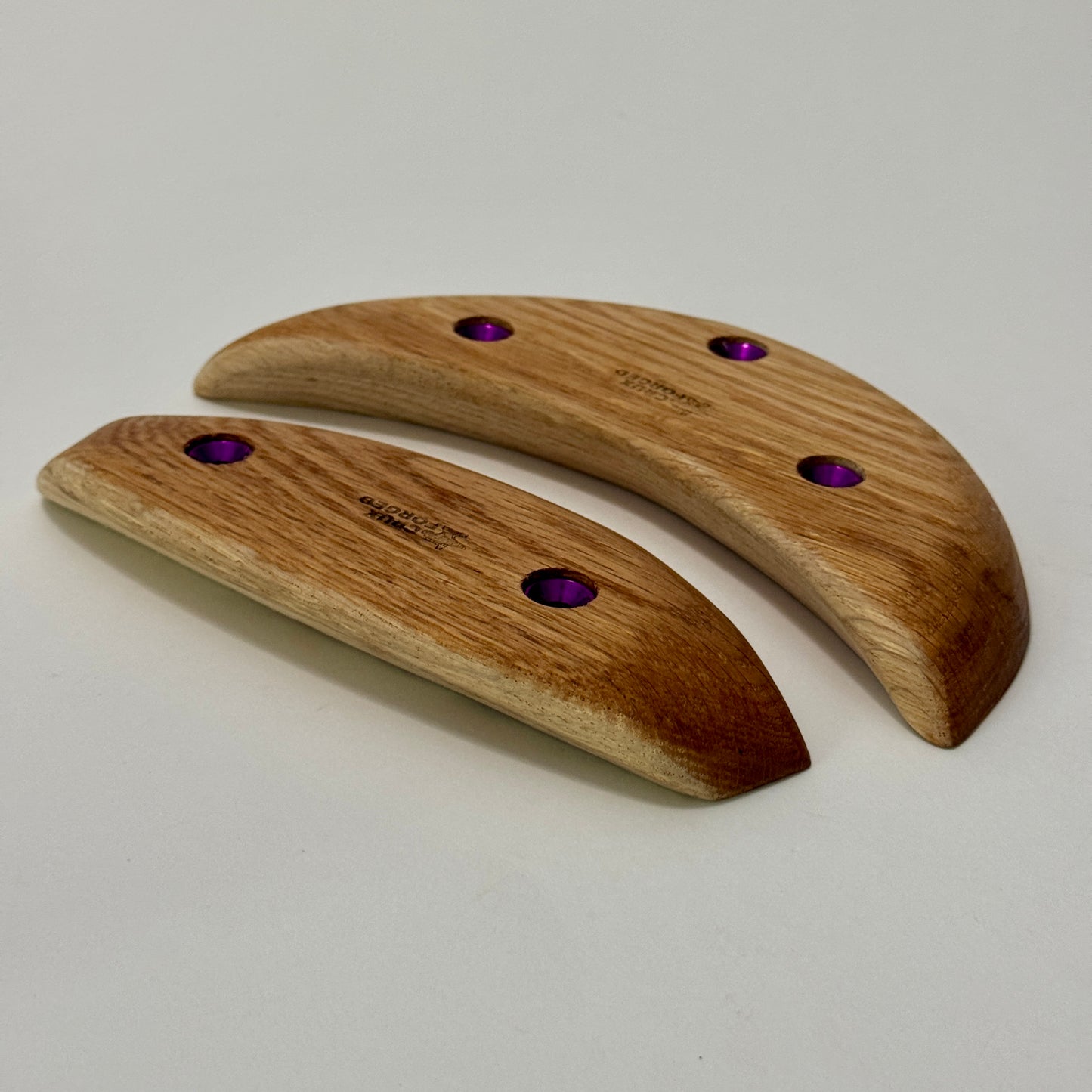19mm Oak Blocker Crimps - Wood Climbing Holds