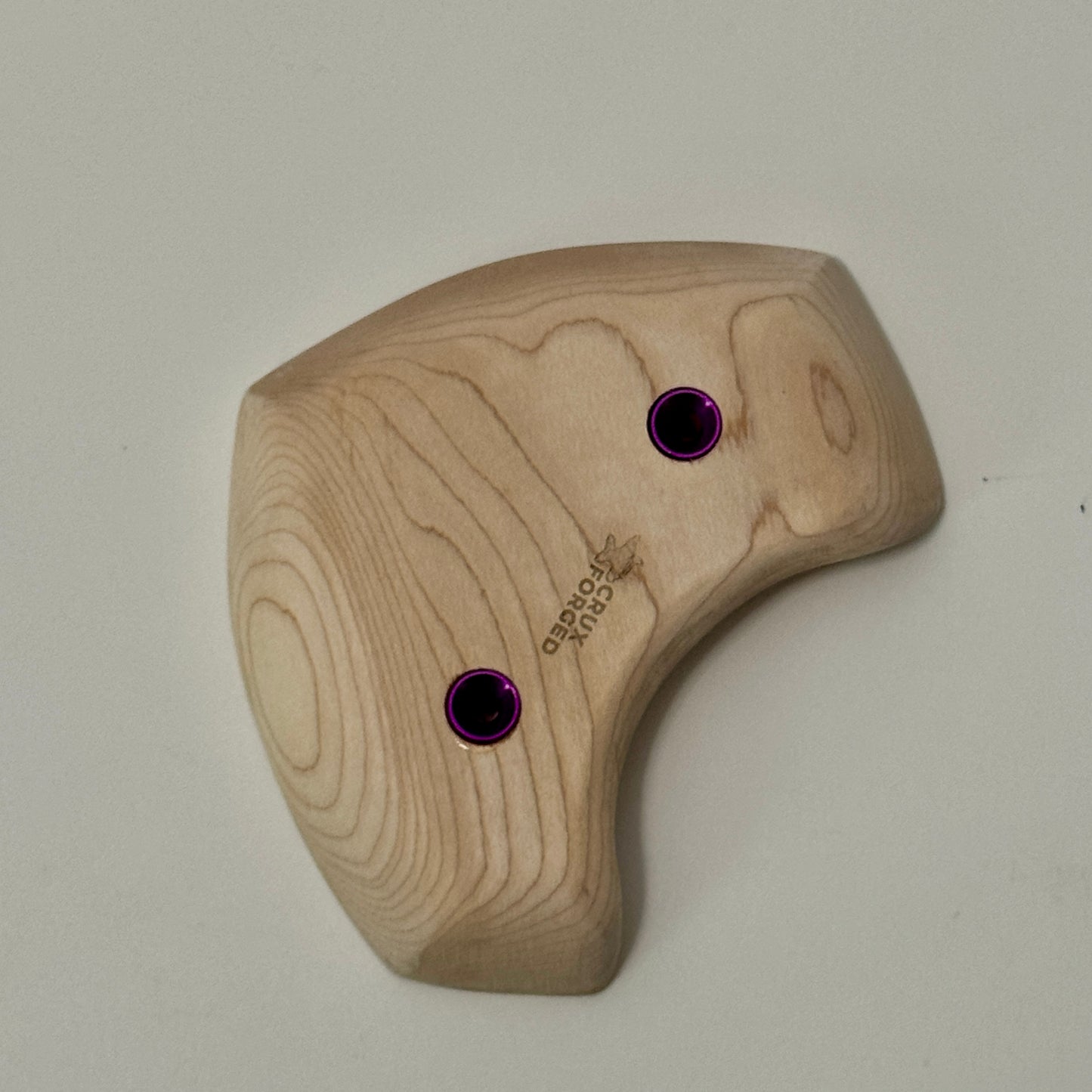 21mm 30° Foxy Maple Crimp - Wood Climbing Holds