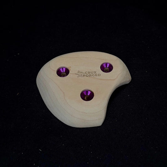 20mm 20° incut Thumbcatch Crimp - Wood Climbing Hold