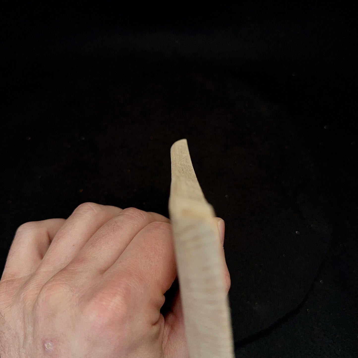 10mm 40° incut Micro Pinch - Wood Climbing Hold