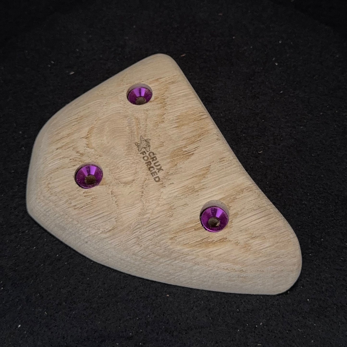 20mm 45° Roughed incut Crimp - Wood Climbing Hold