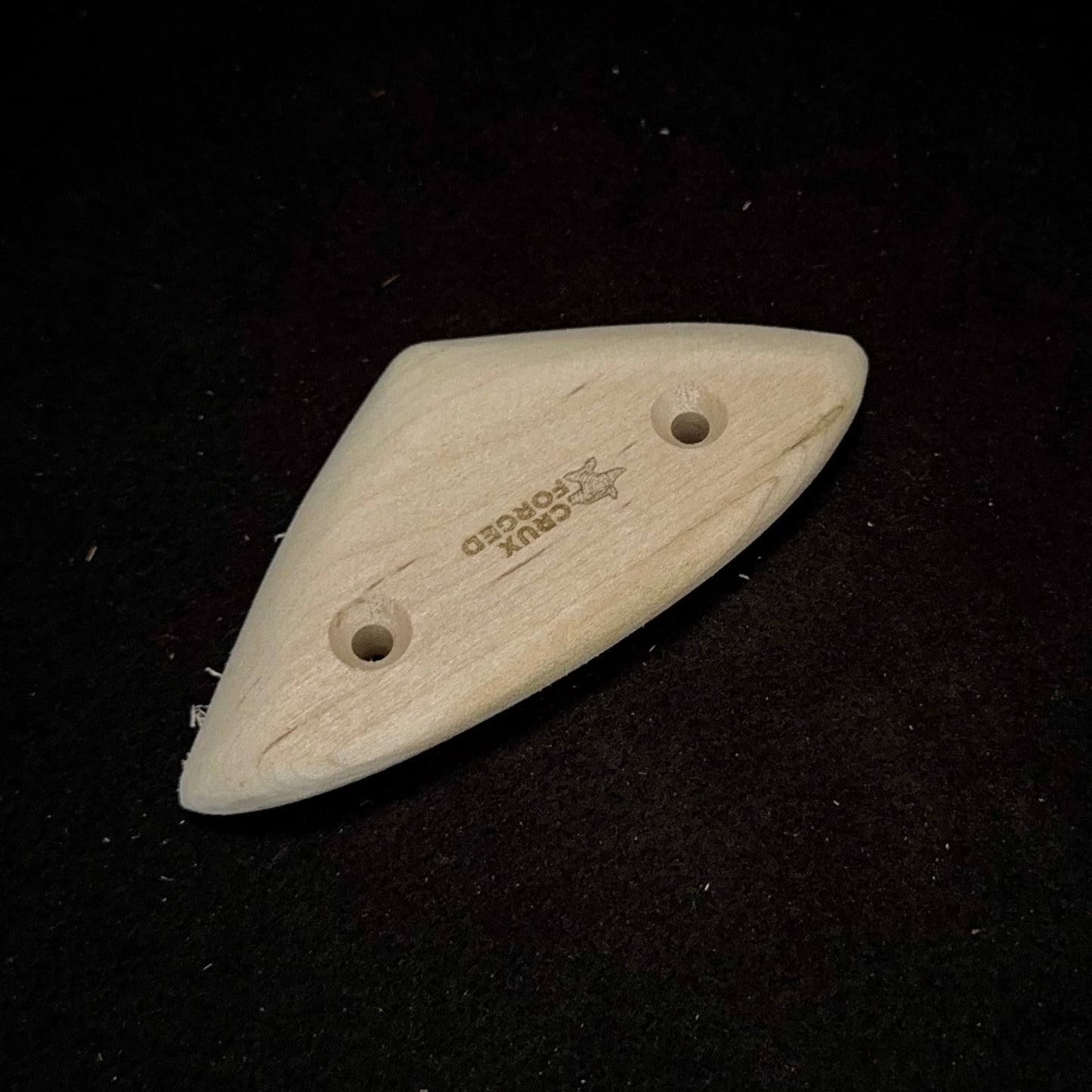 12mm 25° incut Micro Crimp - Wood Climbing Hold