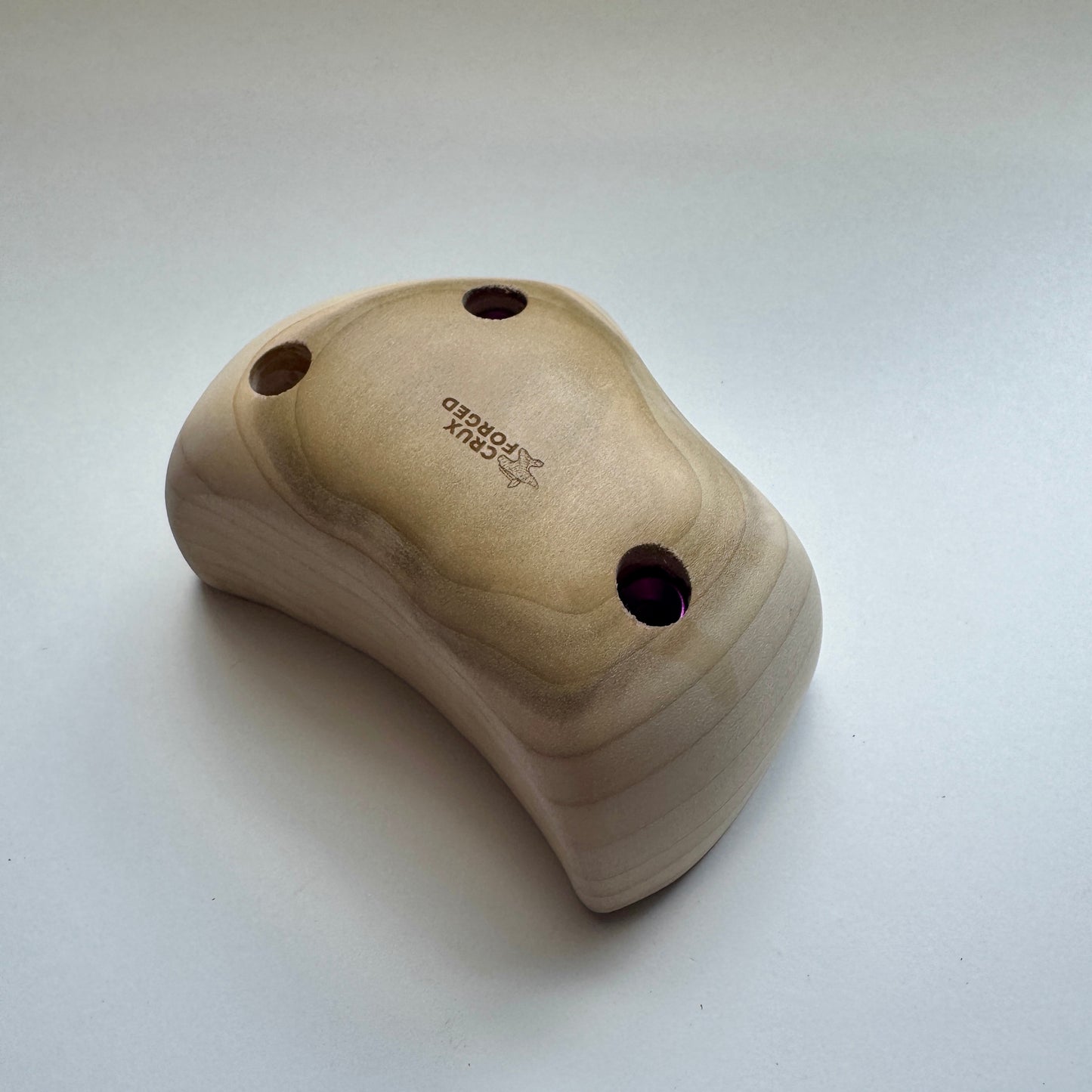 75-0°-70 Maple Tomahawk Pinch Pair - Wood Climbing Hold