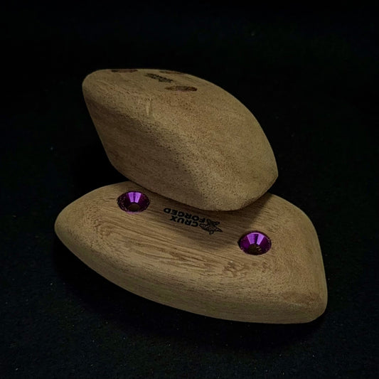 20° Incut 35mm Small Mahogony Edge pair - Wood Climbing Hold