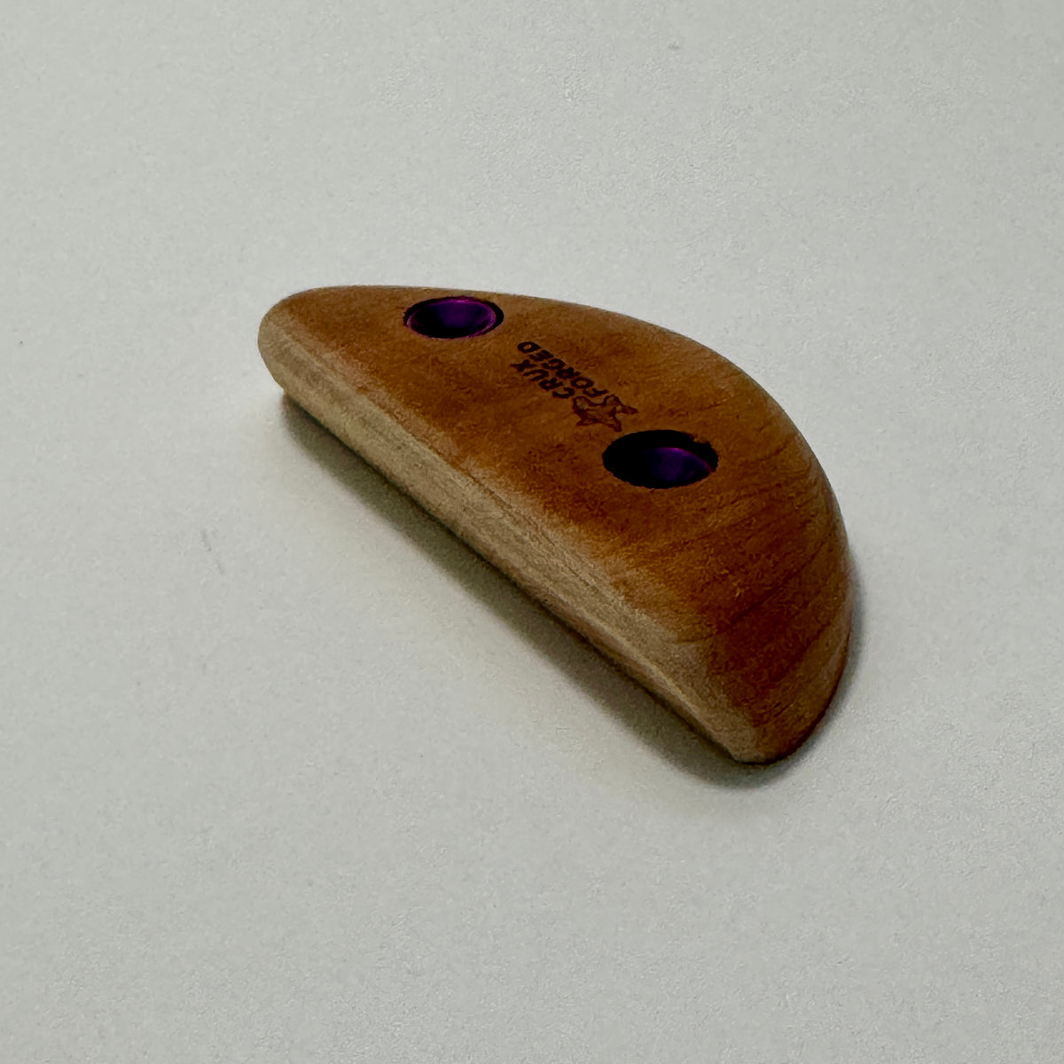 20mm 30° Incut Cherry Half Dome Crimp - Wood Climbing Holds