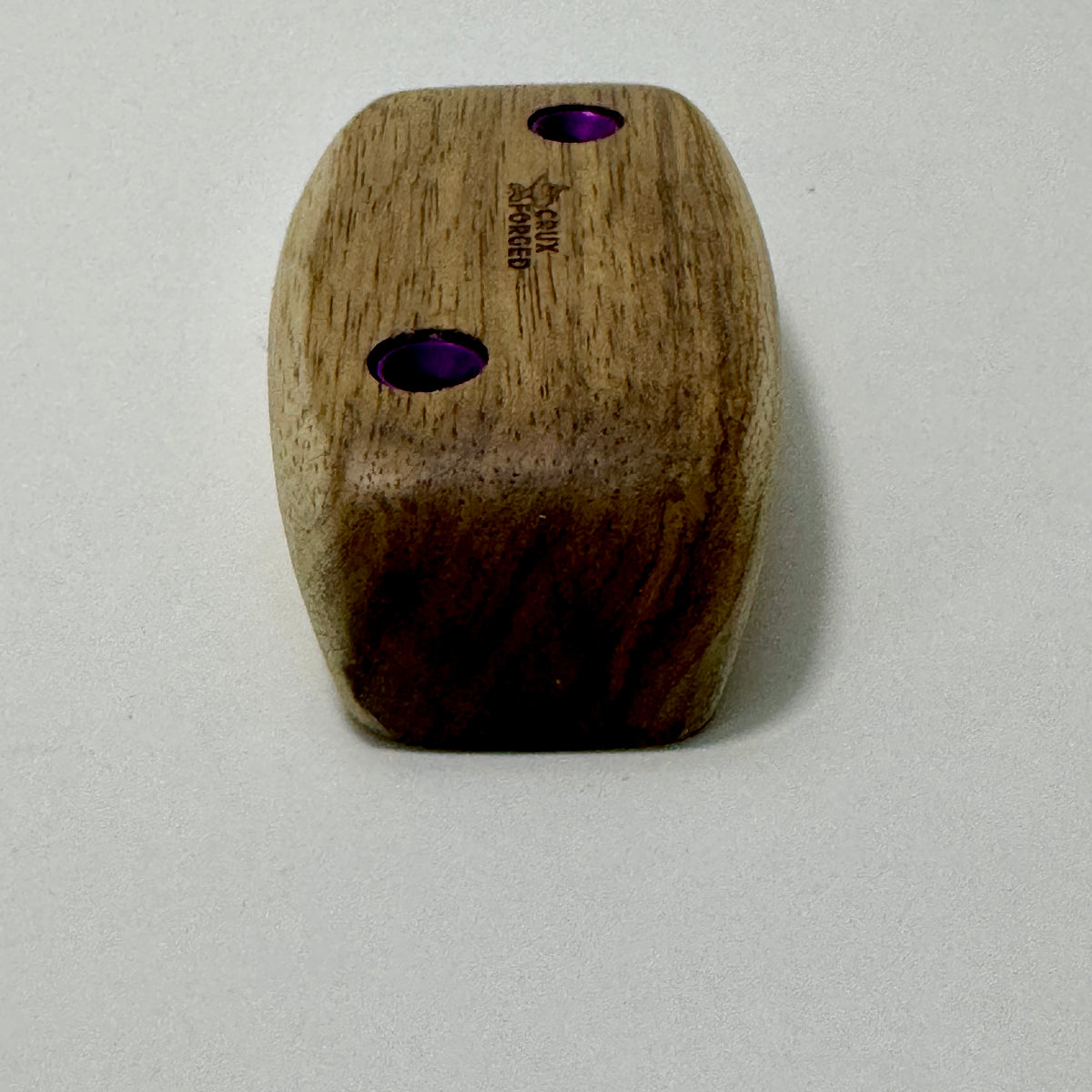 26-15°-60 Black Limba Pill Pinch - Wood Climbing Hold